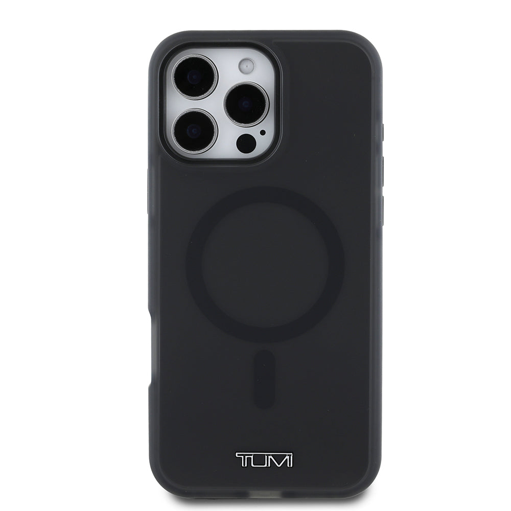 TUMI iPhone 16 Pro Max Orjinal Lisanslı M-safe Şarj Özellikli Airbagli Buzlu Transparan Kılıf TUMI iPhone 16 Pro Max Orjinal Lisanslı M-safe Şarj Özellikli Airbagli Buzlu Transparan Kılıf